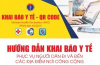 Hướng dẫn khai báo y tế bằng mã QR code